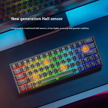 IROK ND63 Max ND63 Ultra ND68 Pro Gaming Magnetic Mechanical Keyboard 60% Layout RT0.001mm 8K 0.125ms Delay Wired Gamer Keyboard