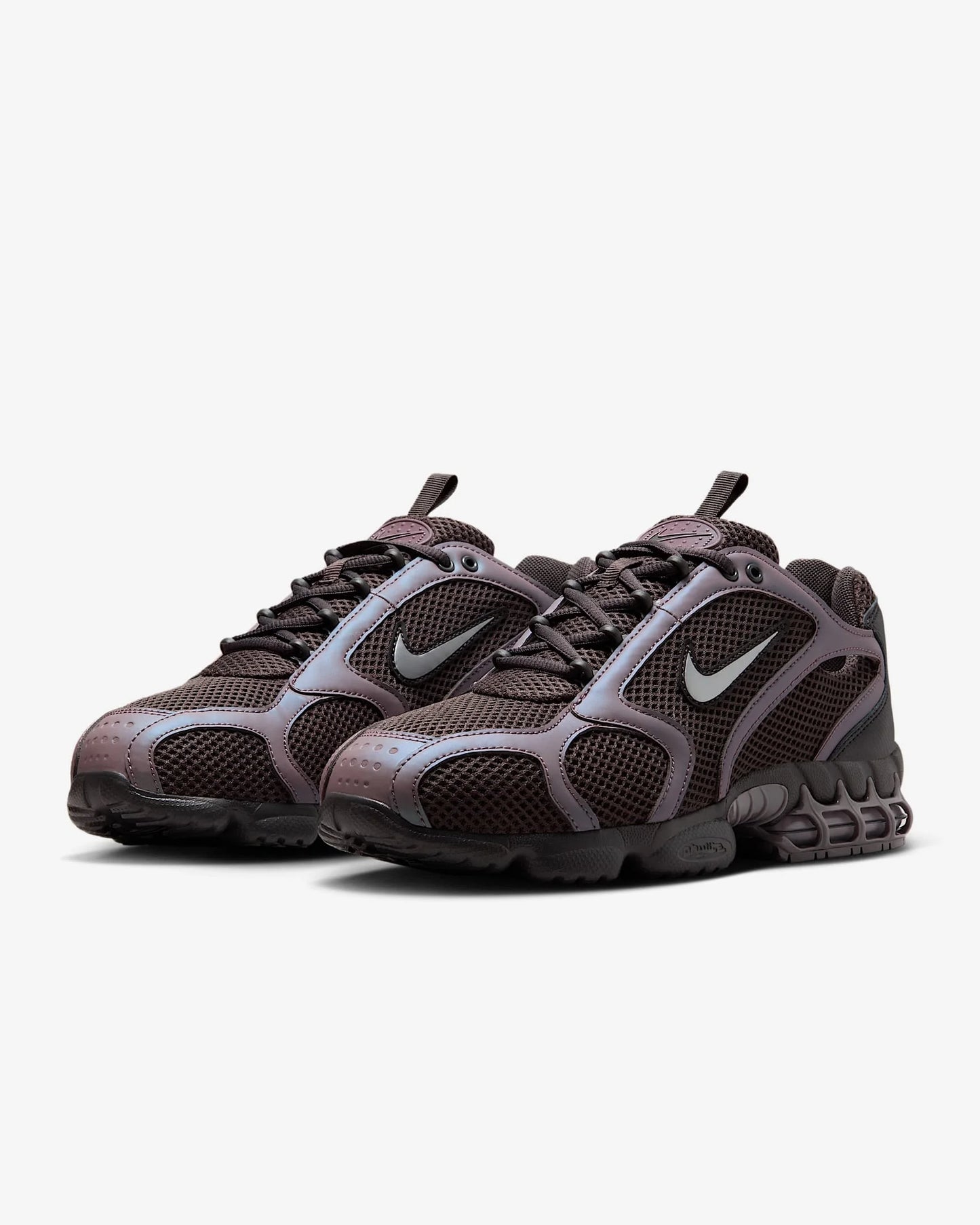 Nike Air Zoom Spiridon Cage 2 Unisex Low-Top Freizeitschuhe, sportlich, strapazierfähig, Grau/Rot, Lifestyle-Footwear CJ1288-600