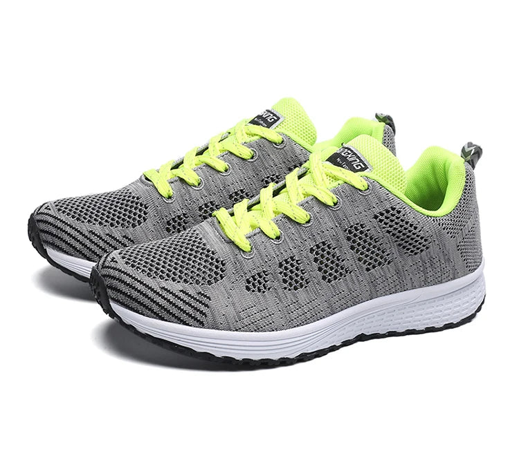 New Arrival Women Flats Footwear Lace-Up Flats Casual Sneakers Women's Soft Zapatos Mujer Plus Size