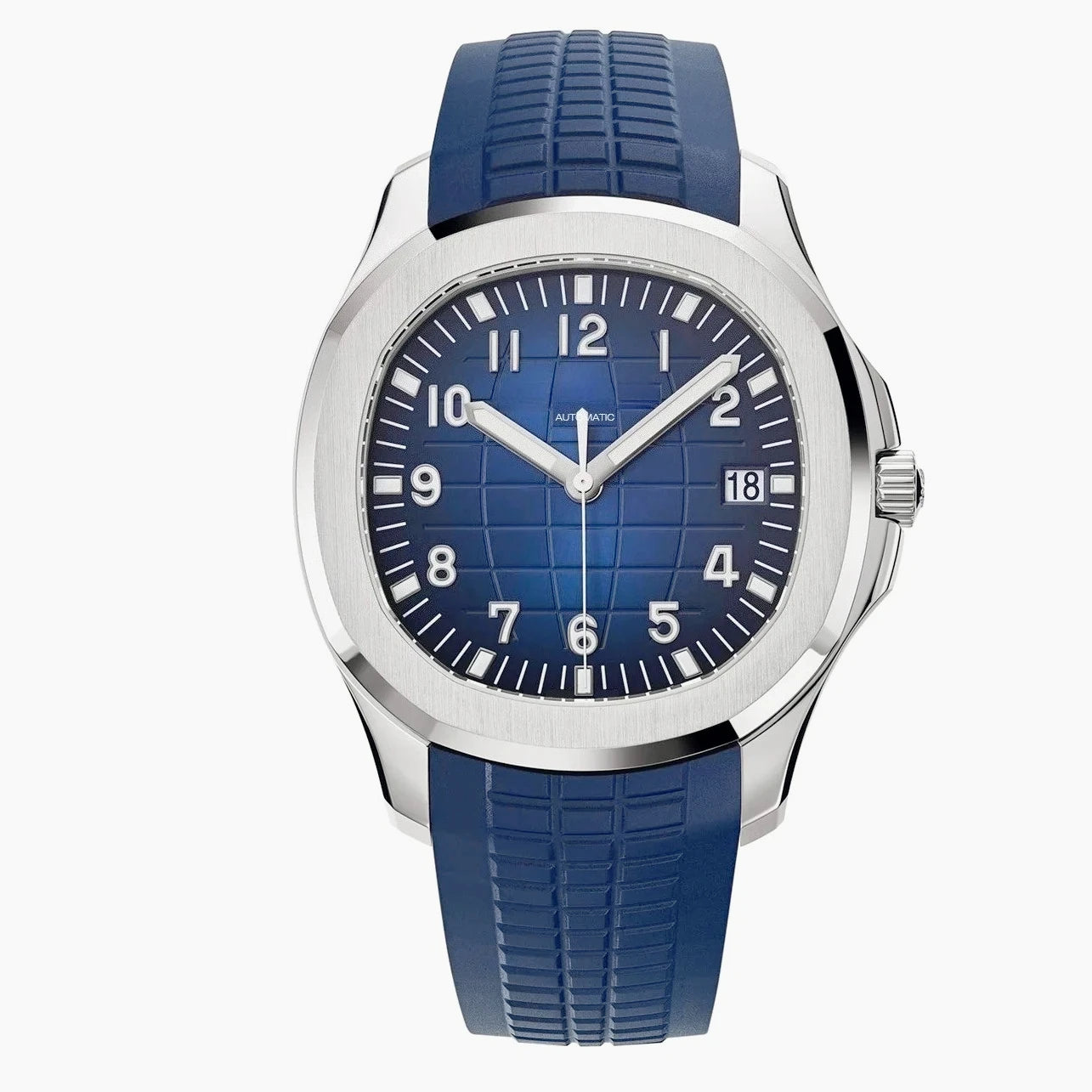 Automatic Men Watch Sapphire Stainless Steel Sport Waterproof Luminous Rubber Mechanical Luxury Military Watches