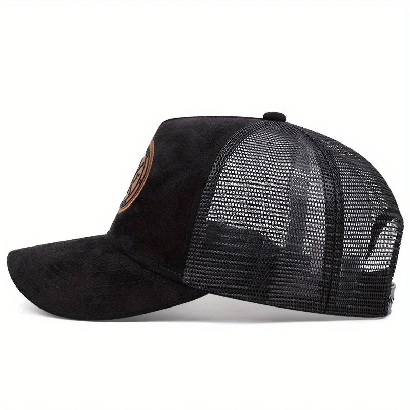 Four Seasons Mesh Baseball Cap Women Men Fashion Casual Breathable Letter Icon Unisex HipHop Trucker Caps Outdoor Sports Dad Hat