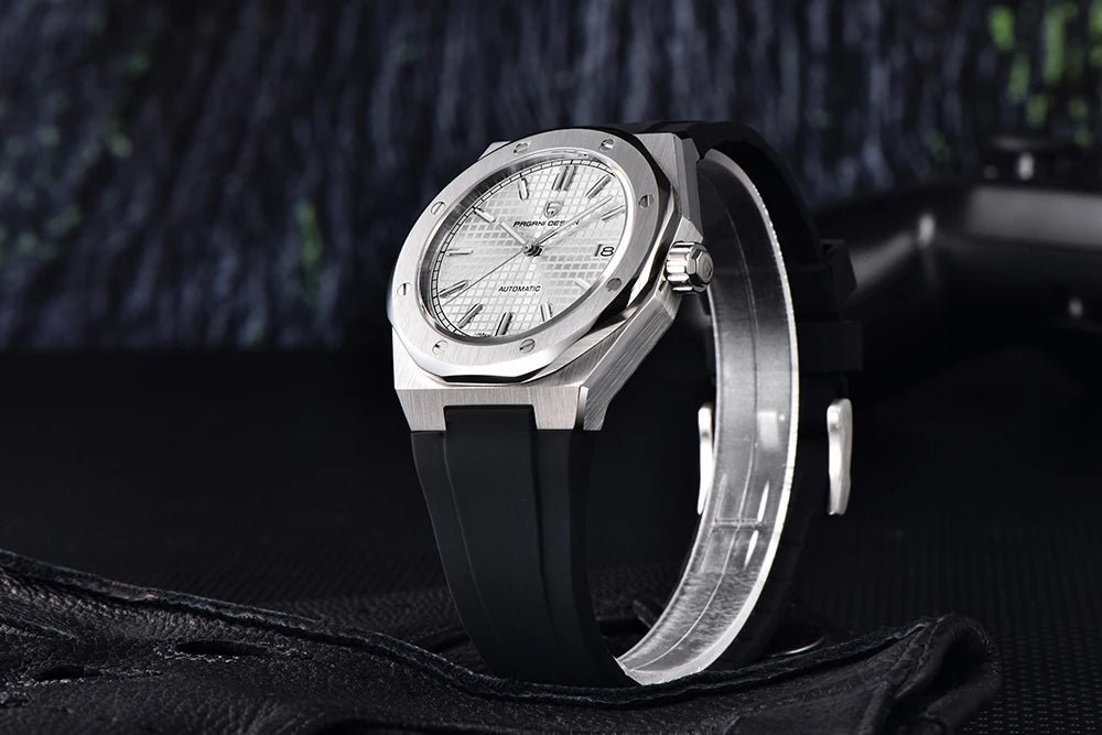 PAGANI DESIGN MIYOTA 8215 Men Automatic Mechanical Watches 40MM Sapphire Stainless Steel Waterproof Luminous Wrist Watch