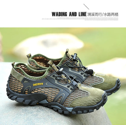 Breathable Outdoor Hiking Shoes Sports Wading Shoes Fishing Men's Shoes Summer Casual Sandals Comfortable and Breathable