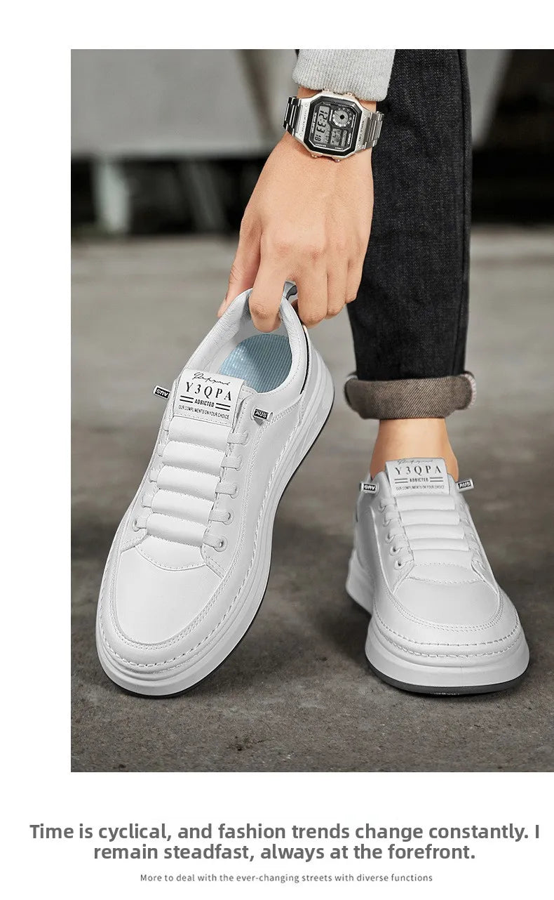 Modische Sommer-Freizeitschuhe für Herren, sportliche Slip-On-Loafer zum Autofahren, vielseitig, bequem, atmungsaktiv, verschleißfest, Leder -..