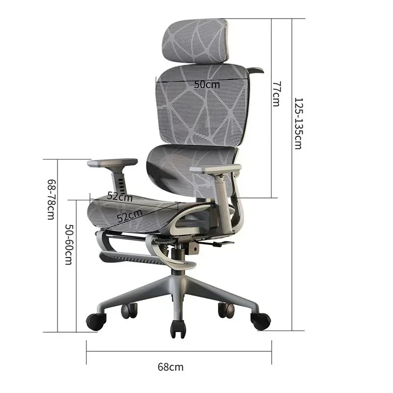 High Back Office Chair 3D Headrest Gaming Chairs Adjustable Computer Relaxing Massage Cadeira Gamer Ergonomic Office Furniture