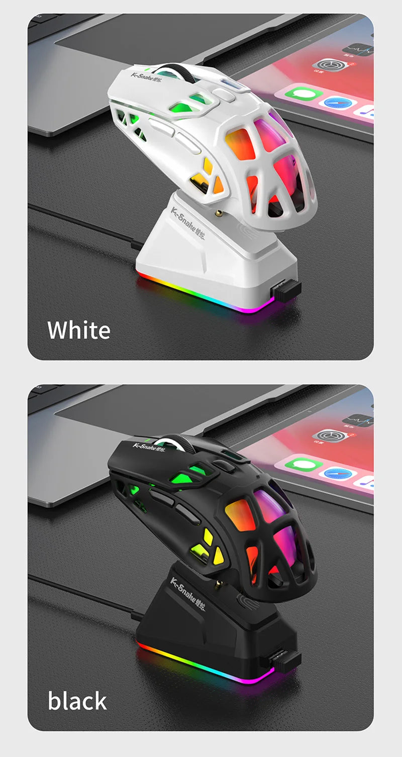 Lenovo X9Pro Tri-Mode Wireless Mouse 2.4G Bluetooth Wired Lightweight Magnetic Charging Dock Desktop Laptop Gaming&Office