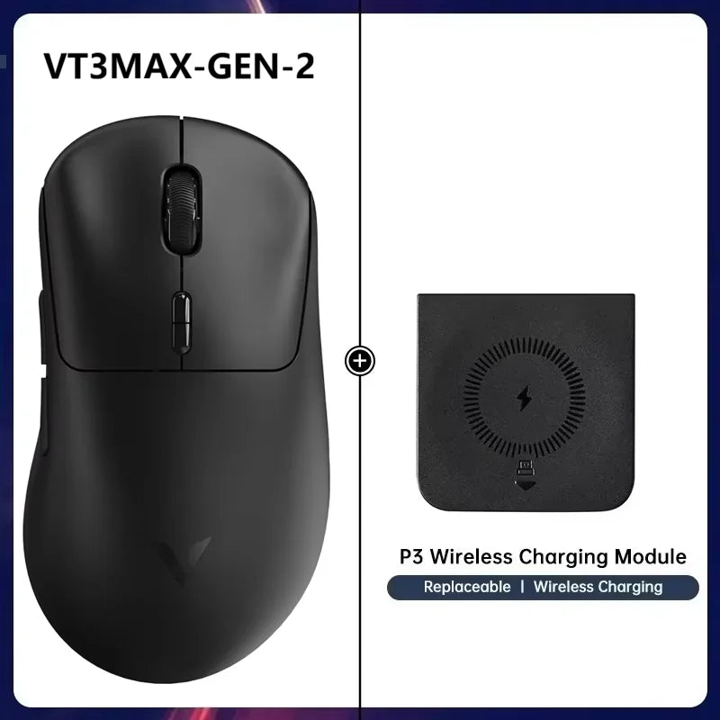 Rapoo VT3Pro GEN-1 Wireless Gaming Mouse 59g Lightweight 8KHz Polling Rate 26000DPI 9 Programmable Buttons Optical Sensor