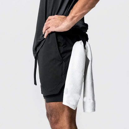 2025 Dragon Ball Majin Buu Anime Men Shorts Streetwear Summer Workout Pants Sportswear Fitness Double-layer Quick Dry Beach Pant