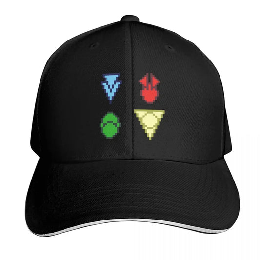 Twilight Imperium 4th Edition Technology Symbols Pixel Art (Square) Baseball Cap Sun Hat For Children Man Women's