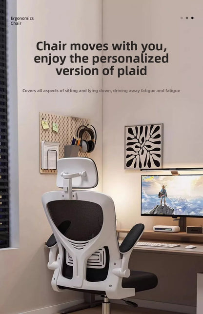 Ergonomic Gaming Chair for Dorm Office Long Hours Comfortable Computer Desk Chair Computer Chair Gaming Comfy Gaming Chair
