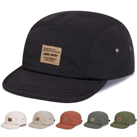 Unisex WOOD SOON Letter Label Quick Drying Baseball Caps Spring Summer Outdoor Adjustable Casual Hats Sunscreen Hat Sports Cap