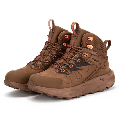 ROCKROOSTER Hiking shoes Men waterproof hunting Boots Tactical Desert Combat Boots trekking Ankle mountian cow Leather Sneakers