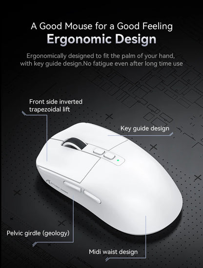 X6 Attack Shark Mouse RGB Touch Magnetic Charging Base Tri-Mode Connection Macro Pro Gaming Mouse