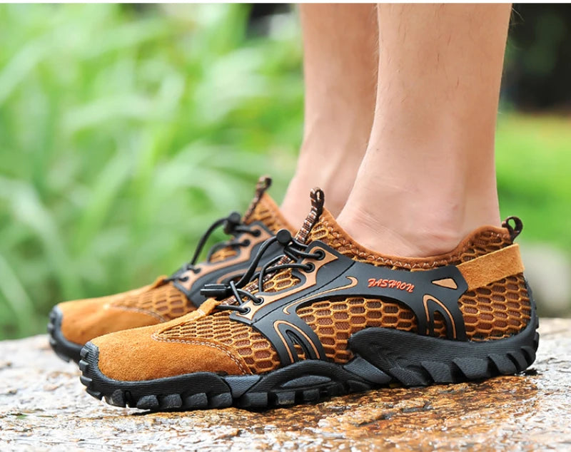 Breathable Outdoor Hiking Shoes Sports Wading Shoes Fishing Men's Shoes Summer Casual Sandals Comfortable and Breathable