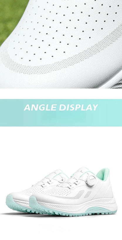 Scarpe da golf da donna PGM estive traspiranti con lacci a rotella, rialzate, antiscivolo, sneakers sportive outdoor coreane XZ417