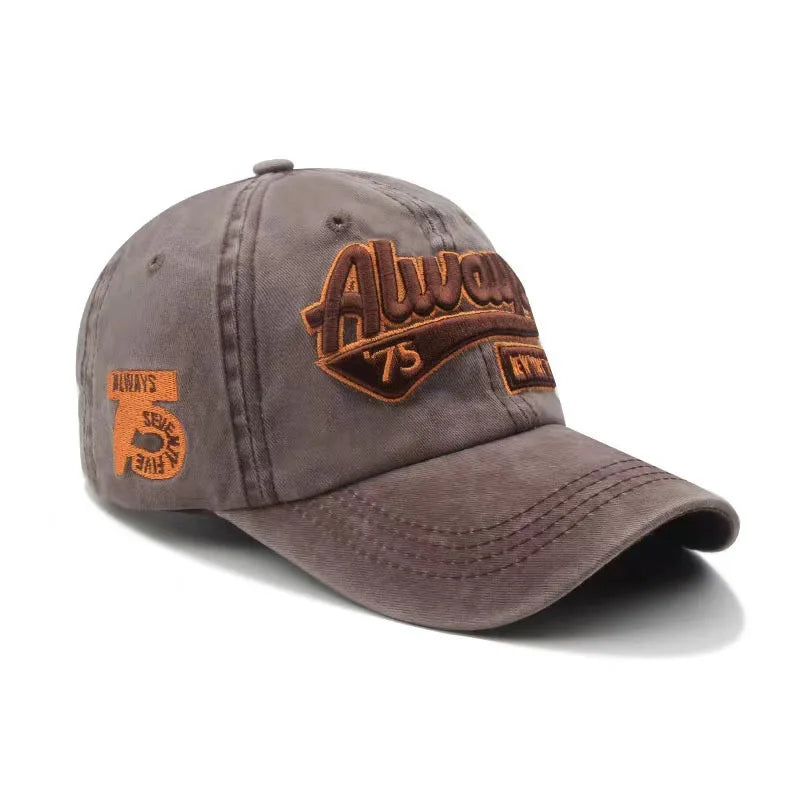 Washed cotton mesh breathable baseball cap made old light board caps men and women tide spring and summer hat women