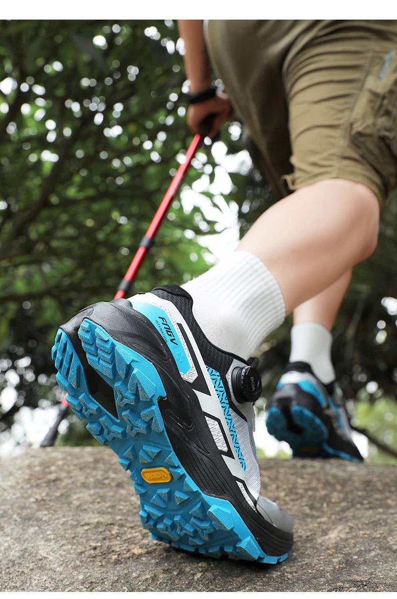 Frühlings- & Sommer-Laufschuhe für Herren – Outdoor-Wanderschuhe, abriebfeste Trailschuhe mit BOA-Verschluss, atmungsaktiver Sport- & Freizeitstil
