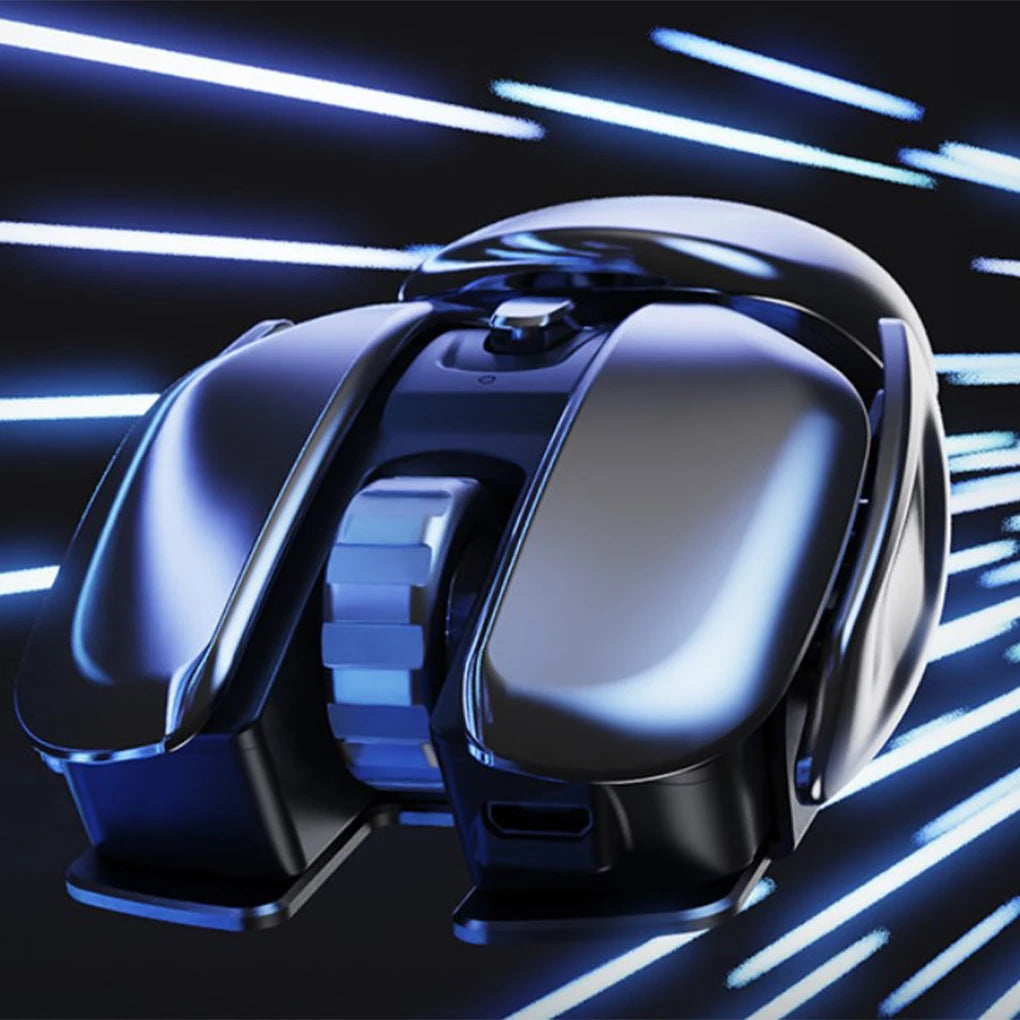 Rechargeable Mute Wireless Mouse USB Ergonomics Metal Receiver Desktop Waterproof Gaming Mouses PC Laptop Tools