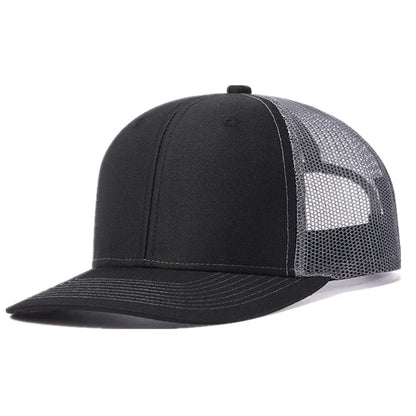 Hot Sale Unisex Cap Slight Curved Brim Style Trucker Hat  Men & Women Casual Outdoor Breathable Summer Cap