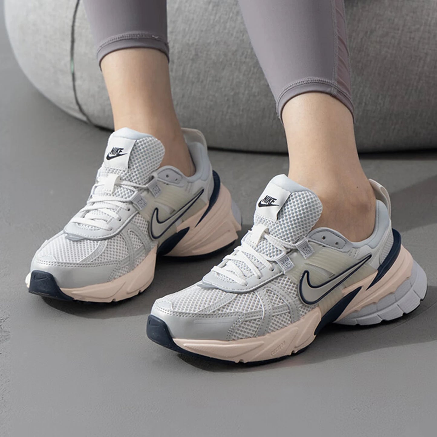 Nike Official Genuine 2024 New Women's Thick-Soled Retro Breathable Casual Shoes FD0736-004