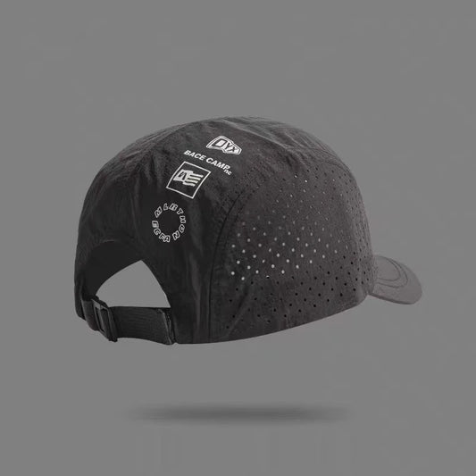 Summer lightweight cool and comfortable double-sided breathable mesh printed letter pattern quick-drying baseball cap