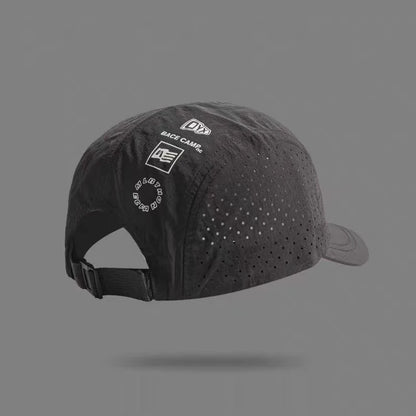 Summer lightweight cool and comfortable double-sided breathable mesh printed letter pattern quick-drying baseball cap