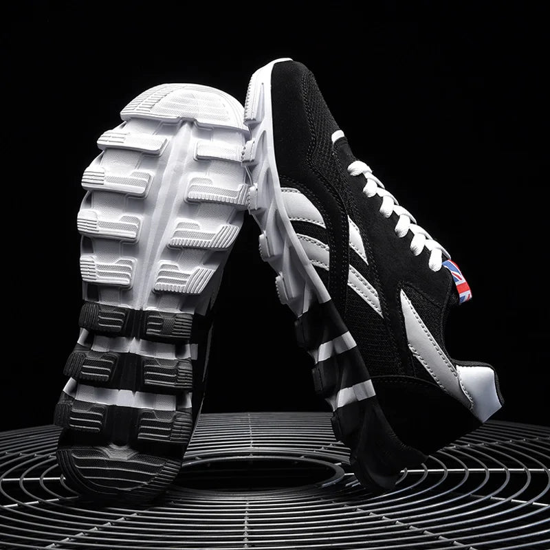 Nuove scarpe da running da uomo e da donna, sneakers casual traspiranti, antiscivolo e ammortizzate, comode per sport all’aperto e camminata, taglie 36-48