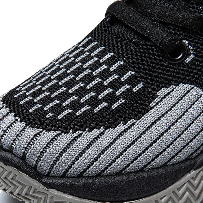 Große High-Top-Sportschuhe für Herren, lässig, atmungsaktiv und bequem, mit dicker Sohle – Basketballschuhe und Laufschuhe