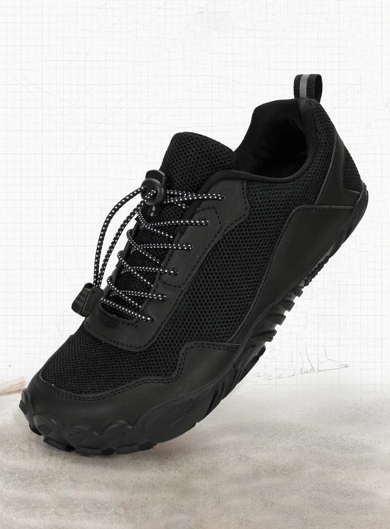 Men's Barefoot Hiking Shoes Breathable Outdoor Sports Climbing Shoes Trekking Sneakers Non-Slip Comfortable Men's Casual Jogging Footwear