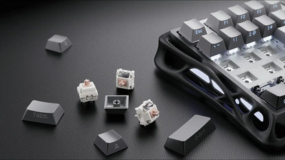 GravaStar Mercury K1 RGB Mechanical Keyboard Hot Swappable Gaming Keyboard Linear Switches RGB Wireless Gaming Keyboard