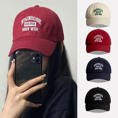 Kapa za bejzbol s izvezenim slovom za žene, proljeće/ljeto, za vanjsku upotrebu, s UV zaštitom, uniseks snapback kapa, sportska, ležerna, muška, hip hop kapa