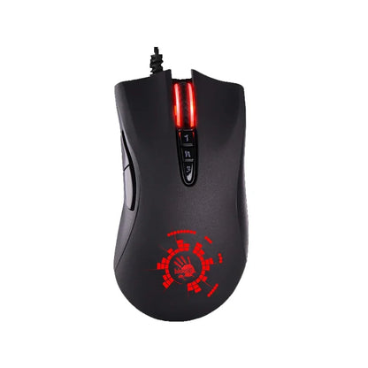 A4TECH Bloody A91 Gaming Mouse, 4000 DPI, Drag Click, 1000HZ, 6666FPS, 8 Buttons, Metal X' Glide Armor Boot, Over 20 million clicks