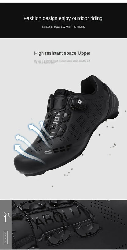 Unisex Cycling Shoes Road Bike Men Racing Self-Locking Speed Bicycle Sneakers Women Spd Cleats road Cycling Footwear