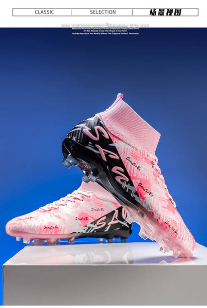 Professional Football Boots Men Soccer Shoes Society Football Cleats FG Ultralight Training Soccer Sneakers Outdoor Sports Shoes