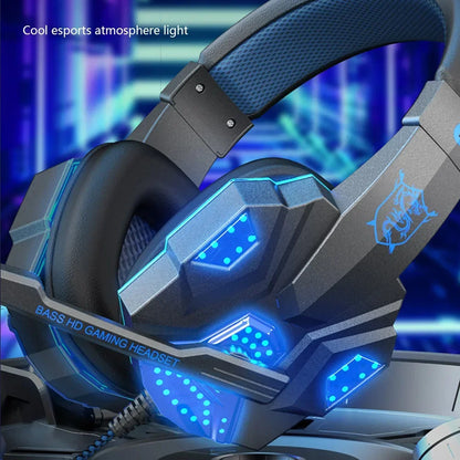 Creative Wired Gaming Headphones High Quality Microphone Led Light Bass Stereo PC Gaming Headset For Computer PS4 PS5 Xbox