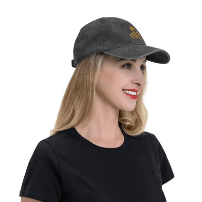 Cappellini da baseball vintage da rally fuoristrada D-Dakares, stile unisex, effetto consumato, lavati, cappellini da sole da viaggio, morbidi e non strutturati