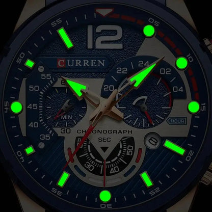 New Watches for Men Top Luxury Brand CURREN Quartz Men’s Watch Sport Waterproof Wrist Watches Chronograph Date Relogio Masculino