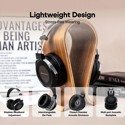 Auscultadores com Fio SIMGOT EP5 de Alto Desempenho com Driver Dinâmico de 50mm – Headset Gaming HiFi, Baixa Impedância, Alta Sensibilidade, Som Surround 7.1