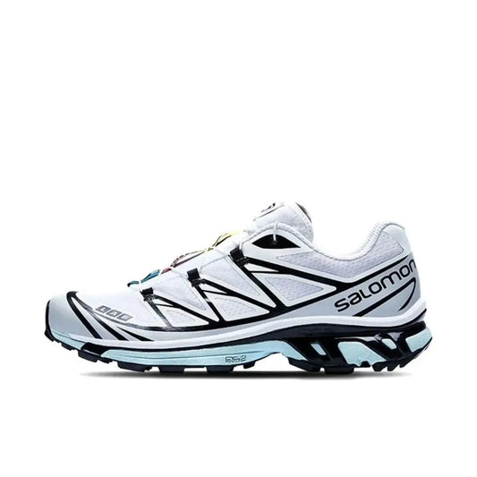 Salomon XT-6 Outdoor-Performance-Laufschuhe für Wandern und Trail-Sport (Weiß/Schwarz)