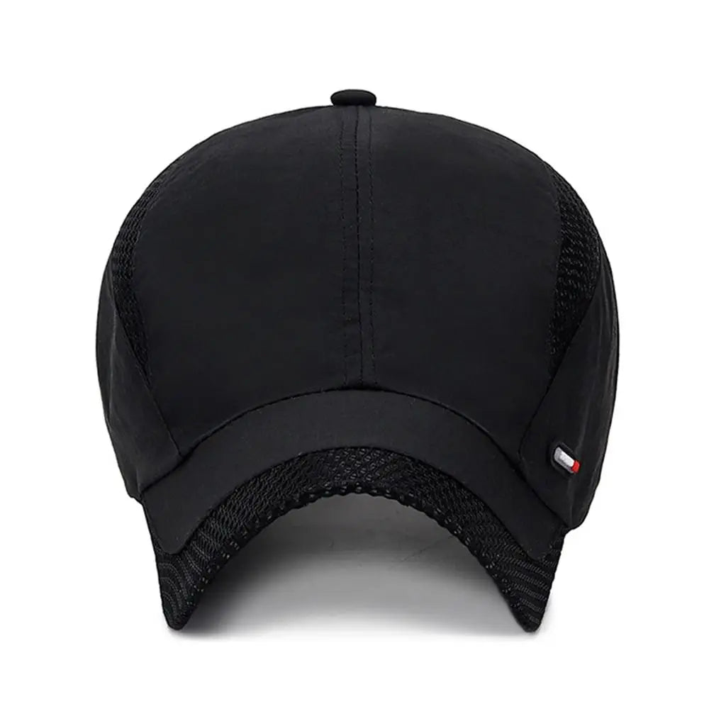 Waterproof Cotton Quick Dry Baseball Cap Snapback Hats Mesh Sun Hat