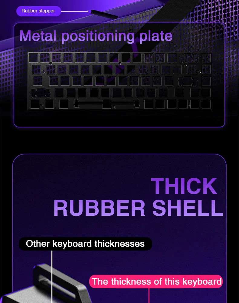 AULA WIN60 HE Magnetic Keyboard 21 Keys Butterfly Keycaps Wired 8K Return RGB Hotswap Customized E-sports Gaming Keyboard