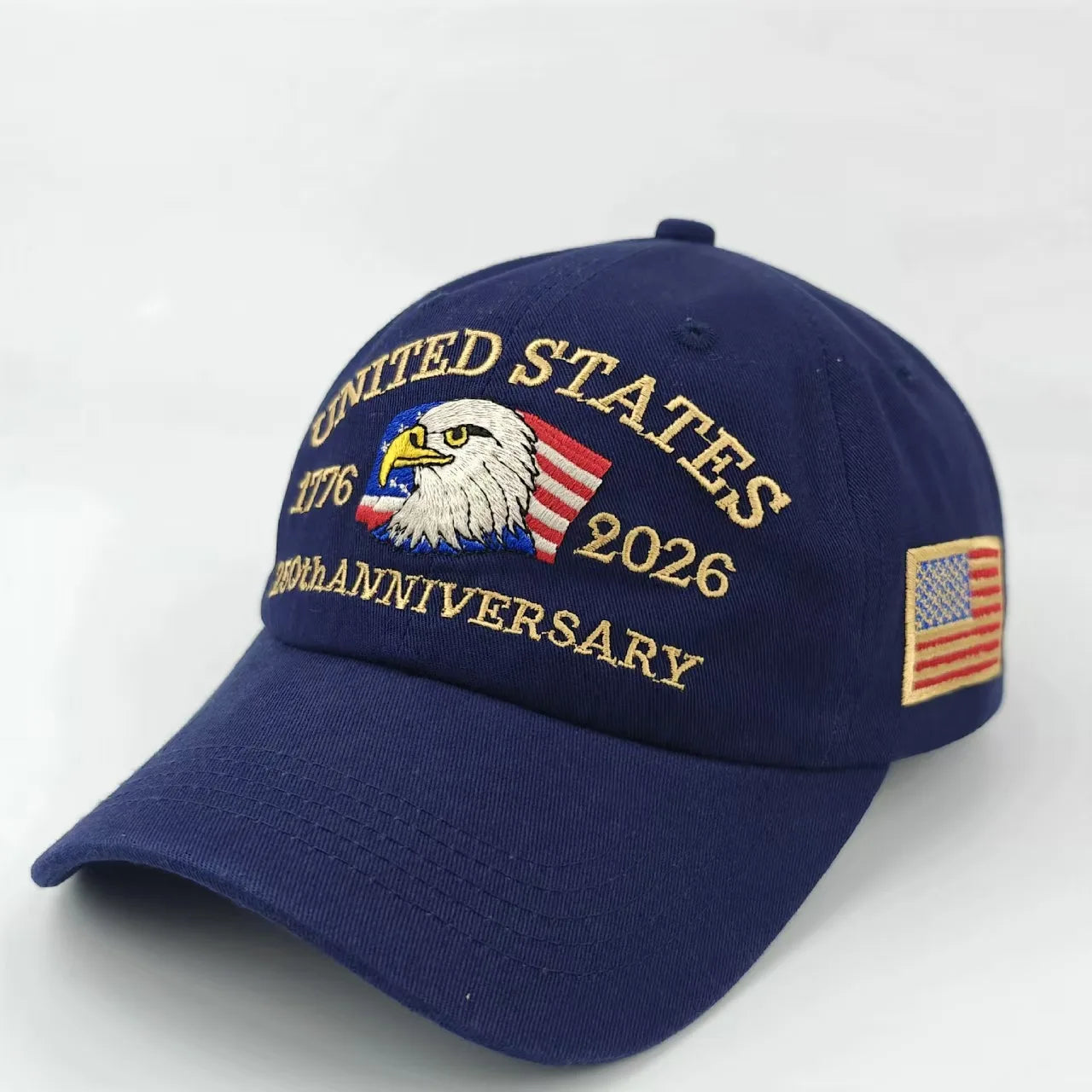 250th Anniversary Hat USA Patriotic Baseball Caps Eagle Embroidered Baseball Hats for Men Women 250 Year Anniversary Cap