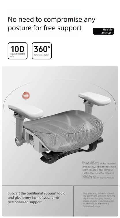 Ergonomic Office Chair Reclining with Footrest High Back Computer Desk Chair with Lumbar Support for Home Office Gaming