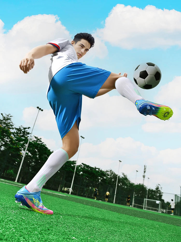 Men's Football Boots New Society Grass Tennis Adult Breathable Ultralight Outdoor Sports Male Soccer Shoes Sneakers Football Shoes