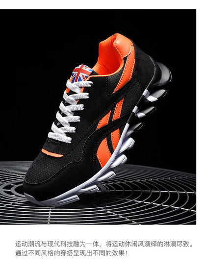 Nuove scarpe da running da uomo e da donna, sneakers casual traspiranti, antiscivolo e ammortizzate, comode per sport all’aperto e camminata, taglie 36-48