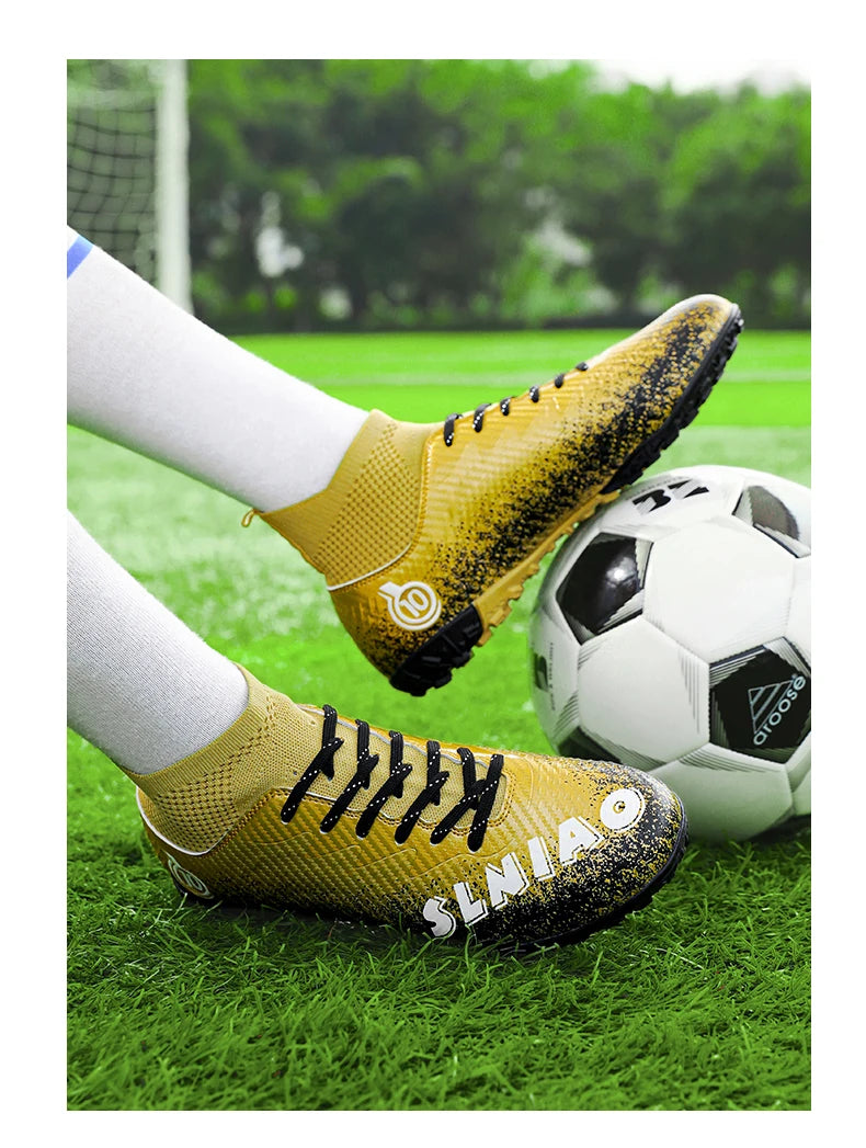Men's Soccer Shoes Kids Football Boots Women's Professional Soccer Cleats Anti-skid Football Shoes TF/FG Outdoor Football Shoes