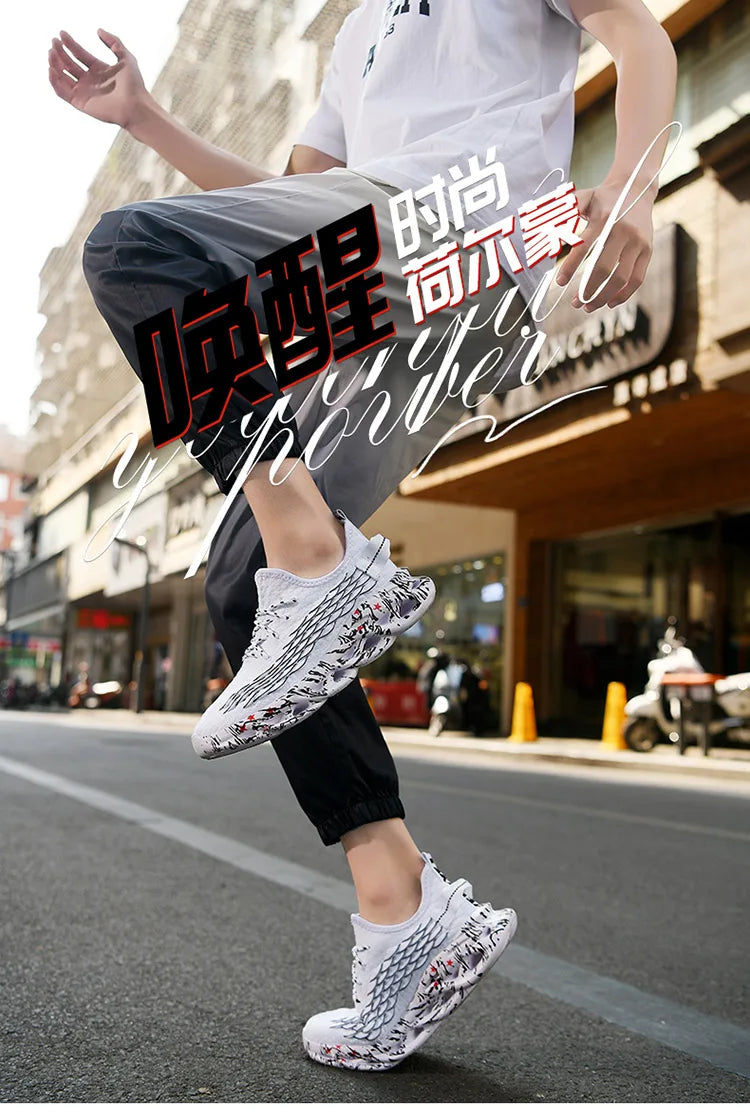 Shoes Men Sneakers Male Casual Men's Shoes Tennis Luxury Shoes Trainer Race Breathable Shoes Fashion Loafers Running Shoes for Men