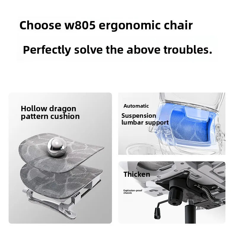 Multi-functional Chair Office Chair Computer Chair Recliner Chair Nap Ergonomic Chair Chair Swivel Chair E-sports Chair
