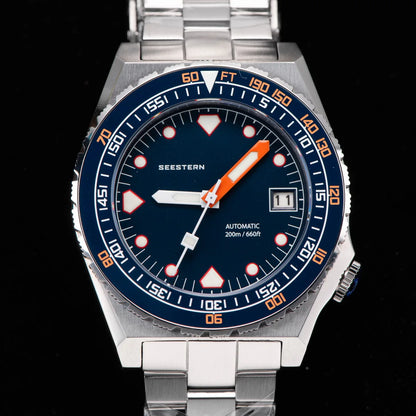 SEESTERN SUB600T V3 Men's Watch Automatic Diving Sapphire Wristwatch NH35 Movement Ceramic Bezel Luminous Date Jubilee Waterproof