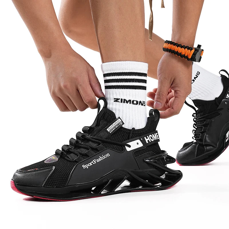Men's Running Shoes 2026 New Mesh Breathable Sole Anti-Slip Wear-Resistant Daily Sports Trendy Fashion Casual Sneakers for Men